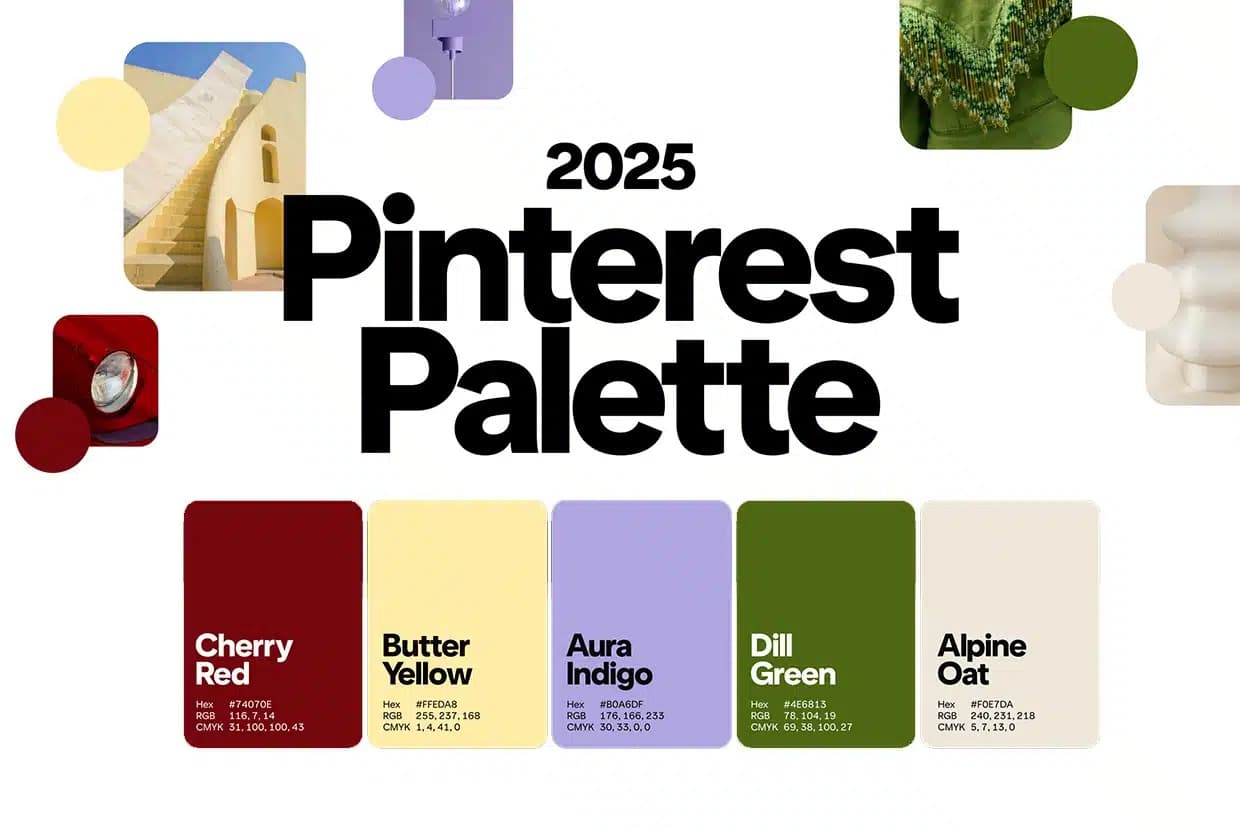 5 Tông Màu “Chủ Đạo” Dẫn Dắt Mọi Xu Hướng 2025 – do Pinterest Palette công bố